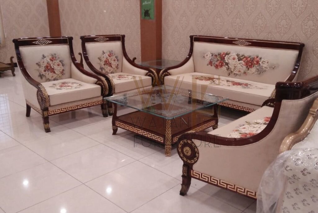 Stunning Sofa Set 7 Seater WF145 Watan Furnitures Gujrat Sofa