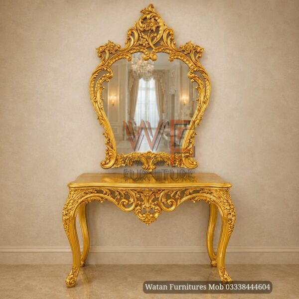 Console Table & Mirrors